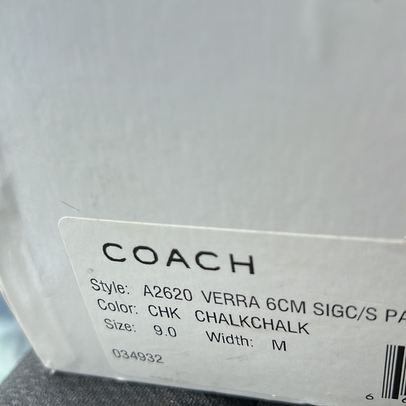 Coach A2620 Verra 6CM Black Flats ; Good as new; SIZE: 9.0 - Picture 2 of 5